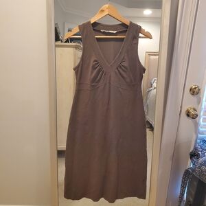 Athleta Olive Green Athletic Dress Size Medium Tall (#18)